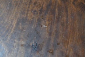 アメリカヴィンテージ　特大‼　美しいバール杢のクラロウォールナット材をそのままに活かした一枚板　(R-085173)