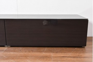 中古　美品　イタリア　Molteni&C(モルテーニ)　Luca Meda(ルカ・メダ)デザイン　特大!幅290cm　無駄を削ぎ落とした直線美が光るモダンな分割式テレビボード　(R-085174)　