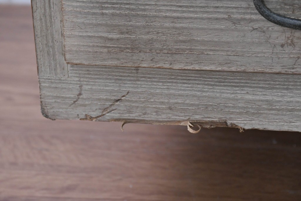 和製ヴィンテージ　味わい深い風合いの桐箪笥ローボード　(R-085177)