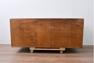 和製ヴィンテージ　味わい深い風合いの桐箪笥ローボード　(R-085177)