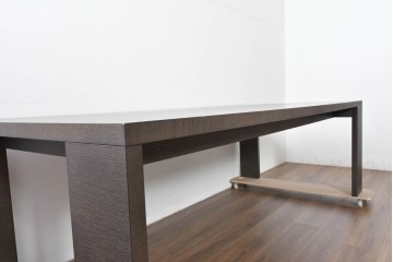 中古　超美品　B&B イタリア(Italia)　マクサルトコレクション　アルチェオ(ARCHEO)　幅約240cmの特大サイズダイニングテーブル　定価約110万円　(R-085180)