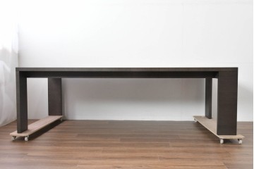 中古　超美品　B&B イタリア(Italia)　マクサルトコレクション　アルチェオ(ARCHEO)　幅約240cmの特大サイズダイニングテーブル　定価約110万円　(R-085180)