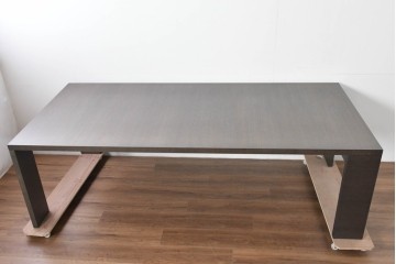 中古　超美品　B&B イタリア(Italia)　マクサルトコレクション　アルチェオ(ARCHEO)　幅約240cmの特大サイズダイニングテーブル　定価約110万円　(R-085180)