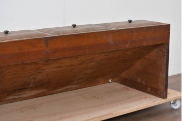 和製アンティーク　激レアデザイン!　古い駄菓子屋さんの上蓋式卓上ガラスケース　(R-085181)