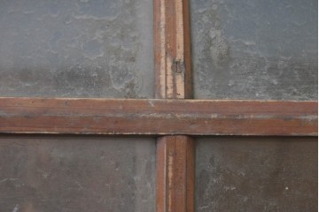 和製アンティーク　激レアデザイン!　古い駄菓子屋さんの上蓋式卓上ガラスケース　(R-085181)