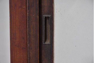 《ペイント仕上げ限定》　和製ヴィンテージ　ディスプレイと収納を兼ね備えた引き出し付きガラスケース　(R-085182)