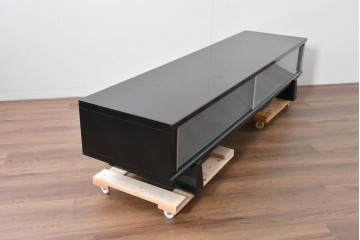 中古　美品　モリシゲ(MORISHIGE/森繁)　洗練された直線美が際立つ和モダンデザインのテレビ台　定価約35万円相当　(R-085190)