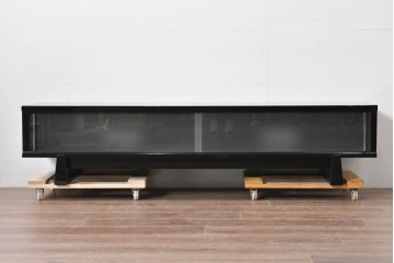 中古　美品　モリシゲ(MORISHIGE/森繁)　洗練された直線美が際立つ和モダンデザインのテレビ台　定価約35万円相当　(R-085190)