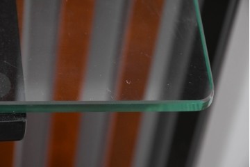 中古　美品　モリシゲ(MORISHIGE/森繁)　格子デザインが和モダンな印象を高める飾り棚　定価約26万円相当　(R-085191)