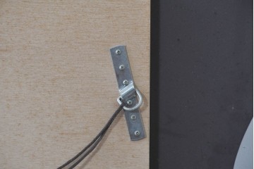 中古　SOVET(ソヴェット)　アートのような曲線フォルムが印象的なウォールミラー　(R-085194)