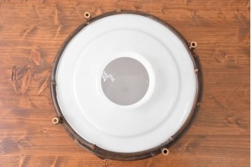 和製アンティーク　竹飾り付き　竹細工の意匠が映えるペンダントライト　(R-085200)