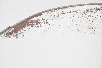 和製ヴィンテージ　希少モデル‼　伝統工芸　軽井沢彫り　細部まで丁寧に施された桜の彫刻が美しいドレッサー　(R-085208)