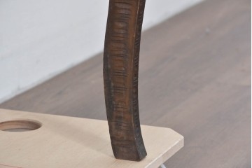 和製ヴィンテージ　希少モデル‼　伝統工芸　軽井沢彫り　細部まで丁寧に施された桜の彫刻が美しいドレッサー　(R-085208)