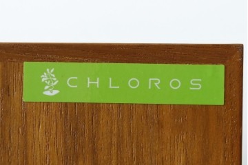 中古　美品　CHLOROS(クロロス)オリジナル　希少な廃番品　北欧デザインのおしゃれなハイブックシェルフ　(R-085215)