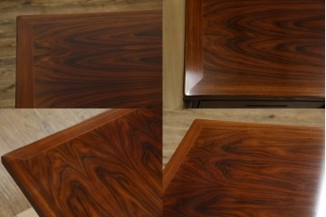 デンマークヴィンテージ　Dyrlund(デューロン)　ローズウッド材　深みのある色調で上質な佇まいの両袖机　定価約140万円　(R-085218)