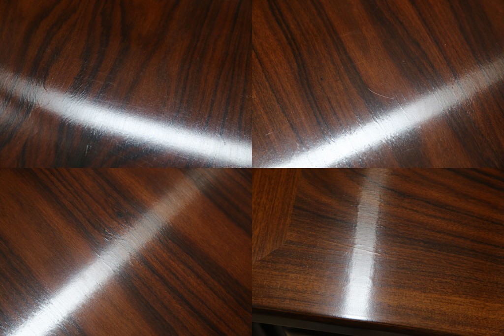 デンマークヴィンテージ　Dyrlund(デューロン)　ローズウッド材　深みのある色調で上質な佇まいの両袖机　定価約140万円　(R-085218)