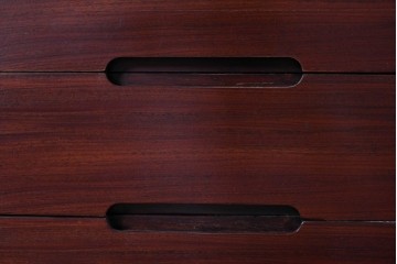 デンマークヴィンテージ　Dyrlund(デューロン)　ローズウッド　深みのある色調で上質な佇まいの両袖机　定価約140万円相当　(R-085218)