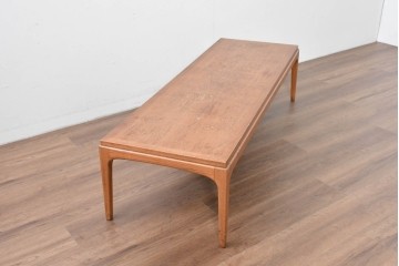 アメリカヴィンテージ　レーンファニチャー(LANE FURNITURE)　古き良きアメリカのミッドセンチュリー　飽きのこないデザインのローテーブル　(R-085219)