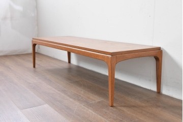 アメリカヴィンテージ　レーンファニチャー(LANE FURNITURE)　古き良きアメリカのミッドセンチュリー　飽きのこないデザインのローテーブル　(R-085219)