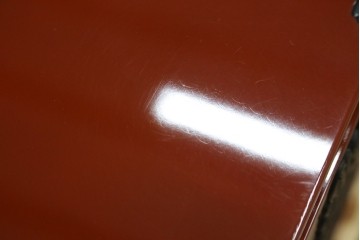 中古　美品　仙台民芸箪笥(仙台箪笥)　欅産業製　朱色漆塗り　華やかな漆の艶と牡丹金具が際立つ衣装箪笥　定価約110万円　(R-085222)