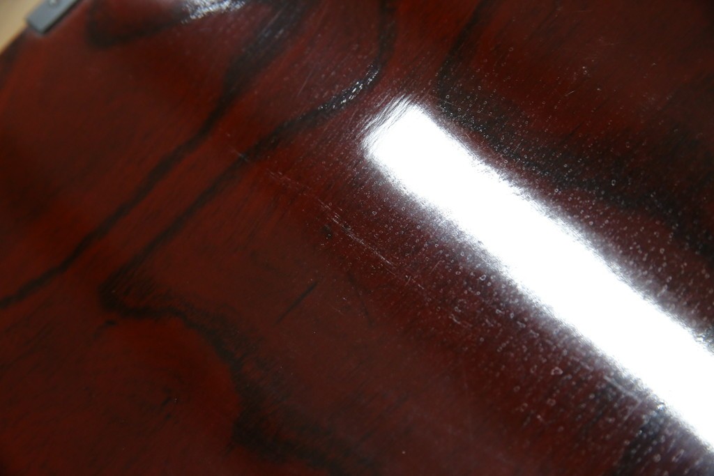 中古　美品　仙台民芸箪笥　力強い杢目と立派な金具が目を引く片開き小引き出し　(R-085224)