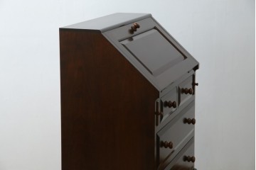 中古　超美品　松本民芸家具　#33A型　コンパクトなライティングビューロー　定価約40万円　(R-085225)