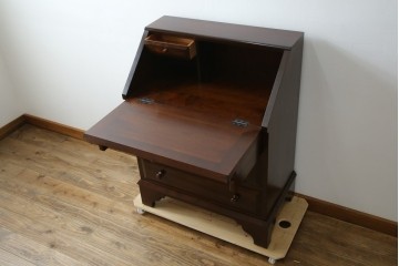 中古　超美品　松本民芸家具　#33A型　コンパクトなライティングビューロー　定価約40万円　(R-085225)