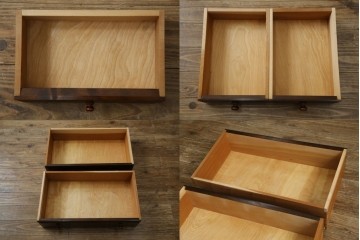 中古　超美品　松本民芸家具　#33A型　コンパクトなライティングビューロー　定価約40万円　(R-085225)