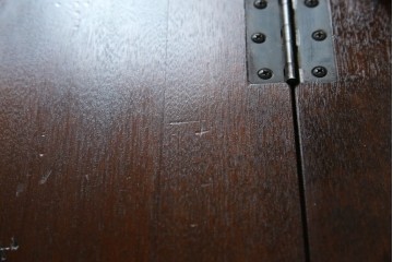 中古　超美品　松本民芸家具　#33A型　コンパクトなライティングビューロー　定価約40万円　(R-085225)