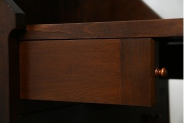 中古　超美品　松本民芸家具　#33A型　コンパクトなライティングビューロー　定価約40万円　(R-085225)