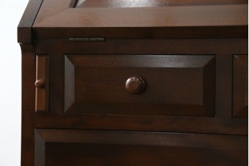 中古　超美品　松本民芸家具　#33A型　コンパクトなライティングビューロー　定価約40万円　(R-085225)