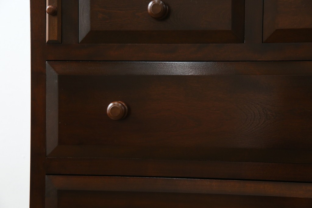 中古　超美品　松本民芸家具　#33A型　コンパクトなライティングビューロー　定価約40万円　(R-085225)