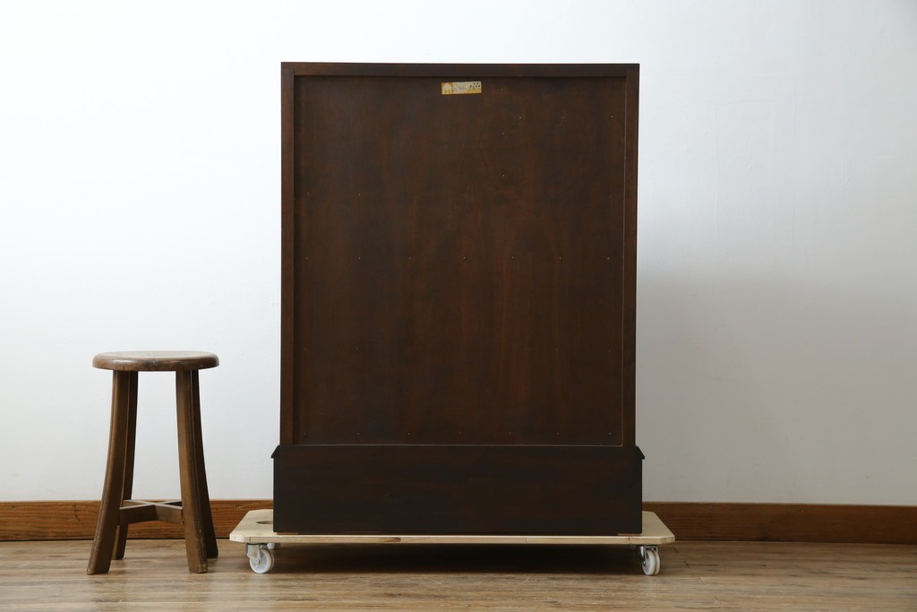 中古　超美品　松本民芸家具　#33A型　コンパクトなライティングビューロー　定価約40万円　(R-085225)