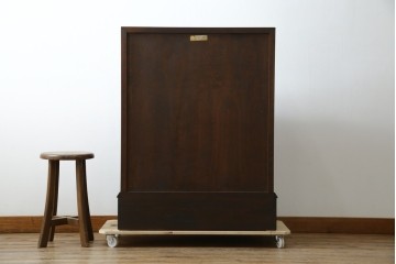 中古　超美品　松本民芸家具　#33A型　コンパクトなライティングビューロー　定価約40万円　(R-085225)