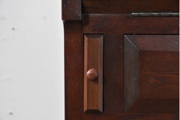 中古　超美品　松本民芸家具　#33A型　クラシカルな雰囲気漂うコンパクトなライティングビューロー　定価約40万円相当　(R-085225)