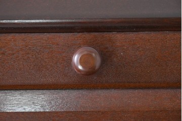 中古　超美品　松本民芸家具　#33A型　クラシカルな雰囲気漂うコンパクトなライティングビューロー　定価約40万円相当　(R-085225)