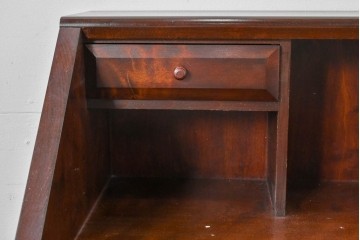 中古　超美品　松本民芸家具　#33A型　クラシカルな雰囲気漂うコンパクトなライティングビューロー　定価約40万円相当　(R-085225)