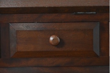 中古　超美品　松本民芸家具　#33A型　クラシカルな雰囲気漂うコンパクトなライティングビューロー　定価約40万円相当　(R-085225)