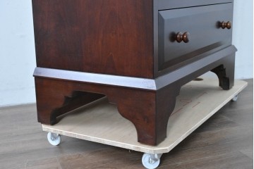 中古　超美品　松本民芸家具　#33A型　クラシカルな雰囲気漂うコンパクトなライティングビューロー　定価約40万円相当　(R-085225)