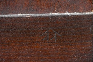 中古　超美品　松本民芸家具　#33A型　クラシカルな雰囲気漂うコンパクトなライティングビューロー　定価約40万円相当　(R-085225)