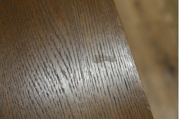 中古　美品!!　永田良介商店　前面の幾何学模様が特徴的なライティングビューロー　定価約54万円　(R-085226)