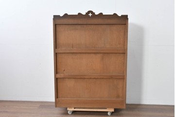 中古　美品!!　永田良介商店製　クラシカルな雰囲気を醸しだすライティングビューロー　定価約54万円相当　(R-085226)