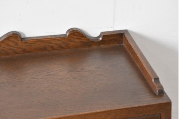 中古　美品!!　永田良介商店製　クラシカルな雰囲気を醸しだすライティングビューロー　定価約54万円相当　(R-085226)