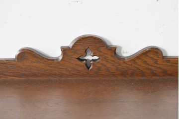 中古　美品!!　永田良介商店製　クラシカルな雰囲気を醸しだすライティングビューロー　定価約54万円相当　(R-085226)