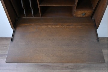 中古　美品!!　永田良介商店製　クラシカルな雰囲気を醸しだすライティングビューロー　定価約54万円相当　(R-085226)