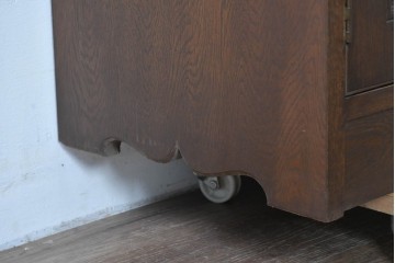 中古　美品!!　永田良介商店製　クラシカルな雰囲気を醸しだすライティングビューロー　定価約54万円相当　(R-085226)