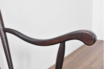 和製ヴィンテージ　希少モデル!!　松本民芸家具　51B型　美しい曲線が魅力のロッキングチェア　定価約18万1千円相当(R-085228)