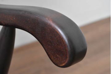 和製ヴィンテージ　希少モデル!!　松本民芸家具　51B型　美しい曲線が魅力のロッキングチェア　定価約18万1千円相当(R-085228)