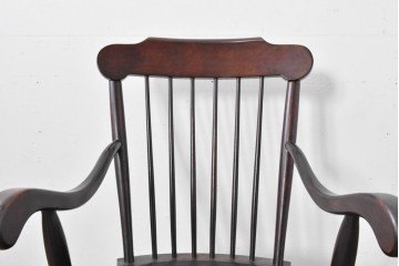 和製ヴィンテージ　希少モデル!!　松本民芸家具　51B型　美しい曲線が魅力のロッキングチェア　定価約18万1千円相当(R-085228)