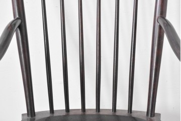 和製ヴィンテージ　希少モデル!!　松本民芸家具　51B型　美しい曲線が魅力のロッキングチェア　定価約18万1千円相当(R-085228)